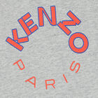 تيشيرت أولاد بالشعار باللون الرمادى, 1, hi-res